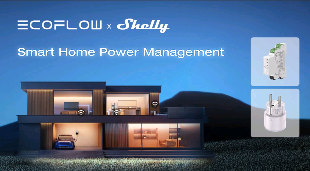 Shelly Group обяви сътрудничество с EcoFlow с първите си ко-брандирани устройства
