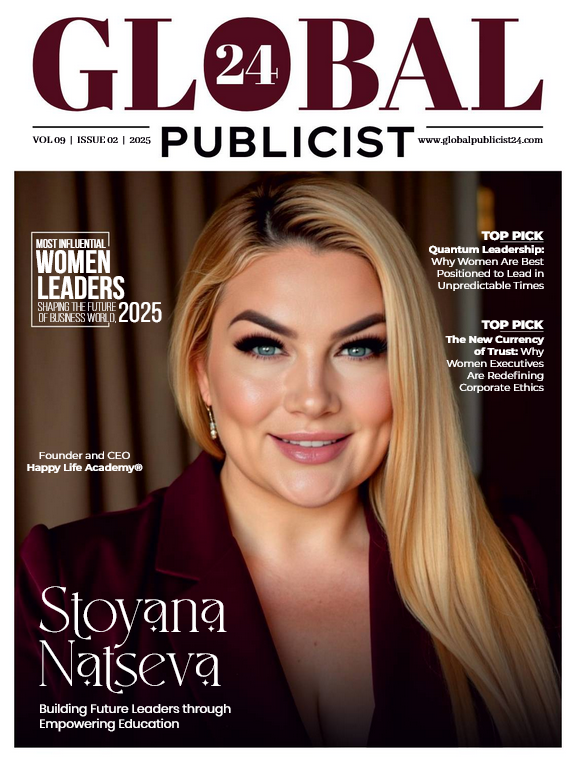 Д-р Нацева на корицата на Global 24