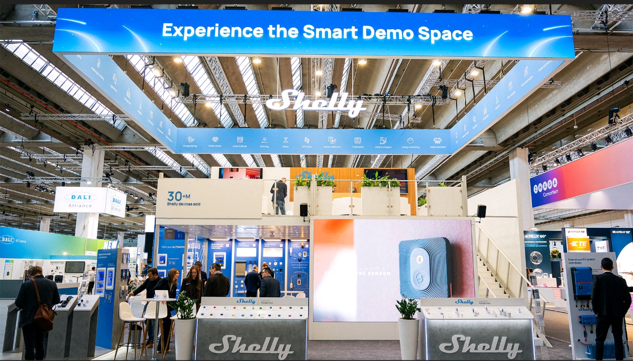 Shelly на Light + Building 2026 представя ново поколение интелигентни решения за дома и сградната автоматизация