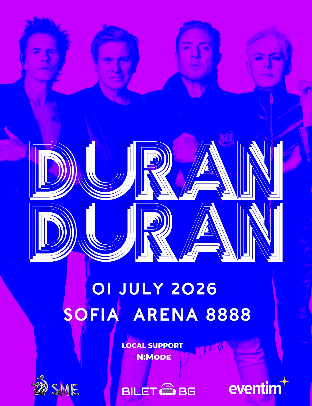 Остават няколко дни до грандиозното завръщане на DURAN DURAN в България