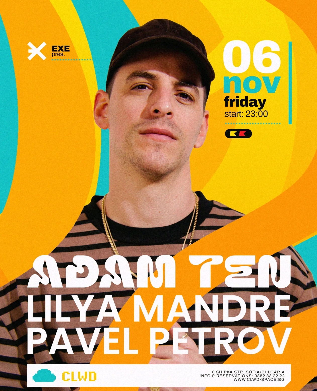 След Burning Man и Coachella: ADAM TEN пристига в София за парти в CLWD